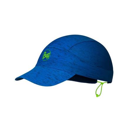 Składana, lekka czapka do biegania BUFF® PACK SPEED CAP R- AZURE BLUE HTR