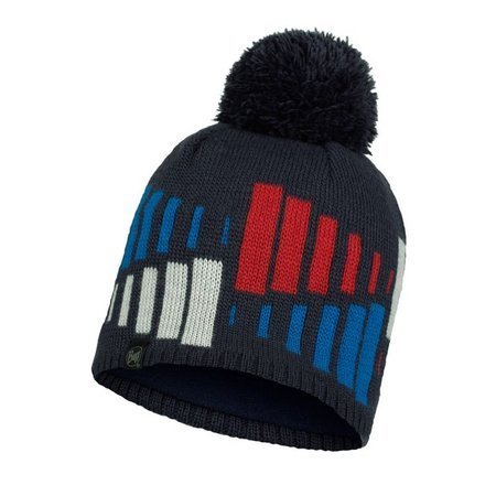 BUFF® Zimná čiapka Knitted & Fleece Hat Mitch NIGHT BLUE