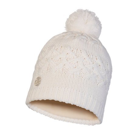 Zimná čiapka BUFF® Knitted & Fleece Hat Savva WHITE