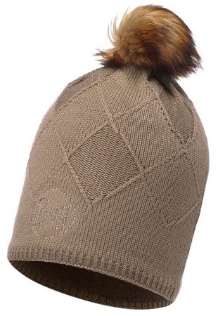 Čiapka BUFF® Knitted & Polar Stella Brown Taupe