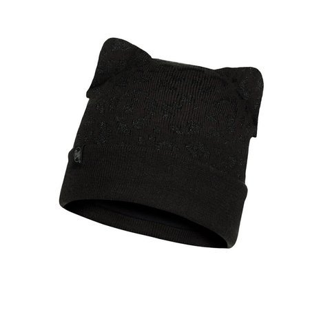 BUFF® Dětská čepice Junior Knitted & Fleece Hat New Alisa BLACK