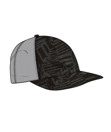 Składana czapka z daszkiem BUFF® PACK TRUCKER CAP NORU GRAPHITE