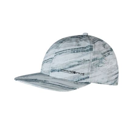 Składana czapka z daszkiem BUFF® PACK BASEBALL CAP FRANE LIGHT GREY
