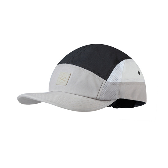Sportowa czapka z daszkiem BUFF® 5 PANEL GO CAP DOMUS GREY
