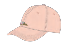 BUFF® BASEBALL CAP SOLID PALE PINK (Youth)